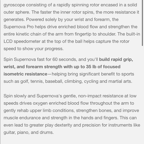 SUPERNOVA GYRO By RPM SPORTS ISOMETRIC RESISTANCE - Picture 5 of 12
